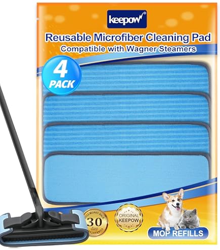 2-Pack Washable Triangular Steam Mop Pads - Microfiber Replacement Cloths For Shark & Similar Mops (11x8.7 In)