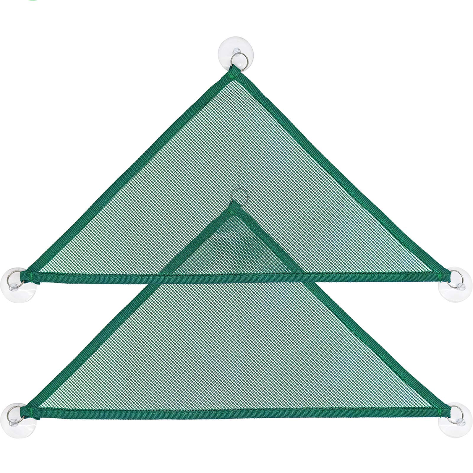 KUDES Bearded Dragon Hammock, 2 Pack Reptile Hammock Lounger Ladder Lizard Hanging Bed House Cage Accessories Reptile Terrariums Habitat Decoration for Bearded Dragons Geckos Lizards Reptile Snakes