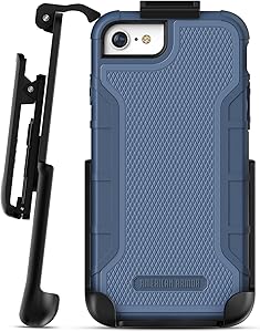 iPhone 6 Tough Case w/Built in Screen Protector, American Armor² (Heavy Duty) Rugged Case w/Holster Clip for Apple iPhone6 4.7