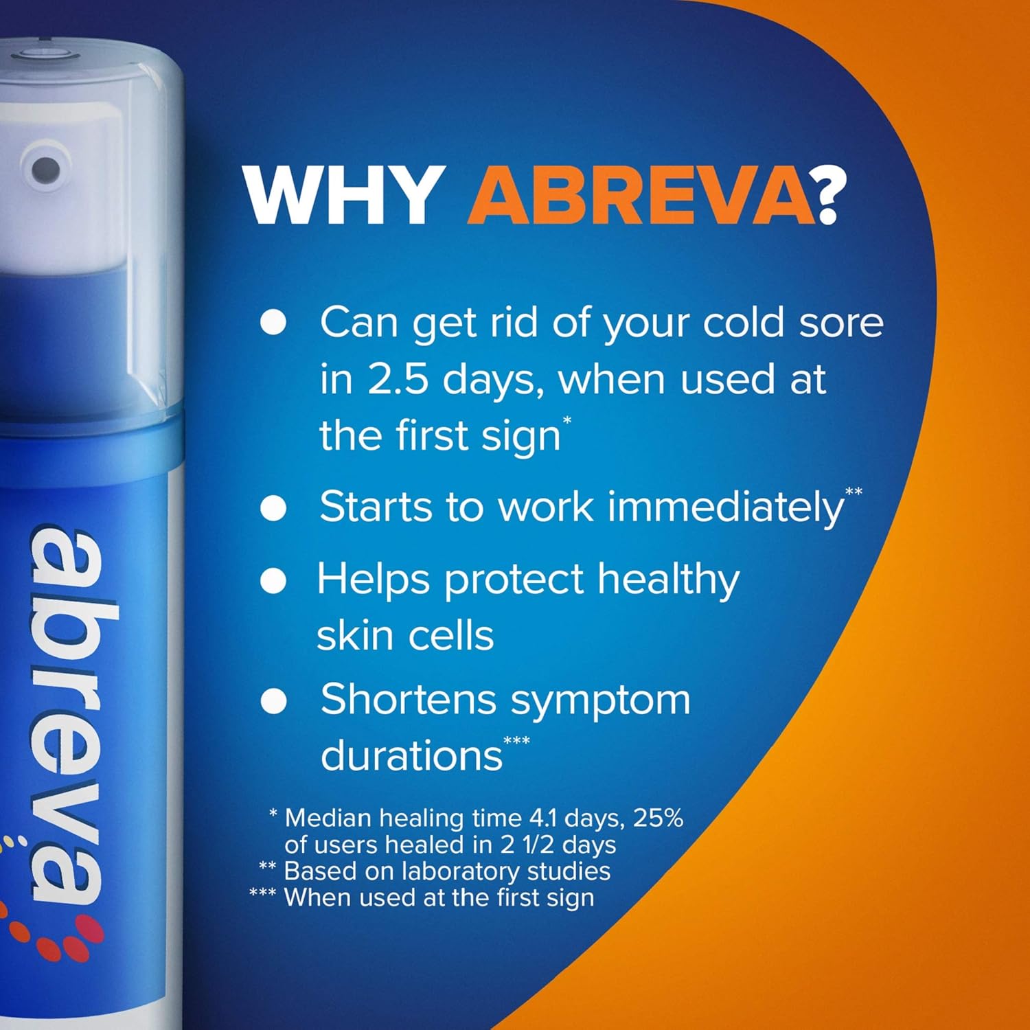 Abreva Docosanol 10% Cream Pump, Only FDA Approved Treatment for Cold Sore/Fever Blister, 2 grams: Health & Personal Care