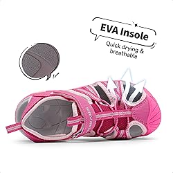 DREAM PAIRS Boys Girls Outdoor Summer Sport