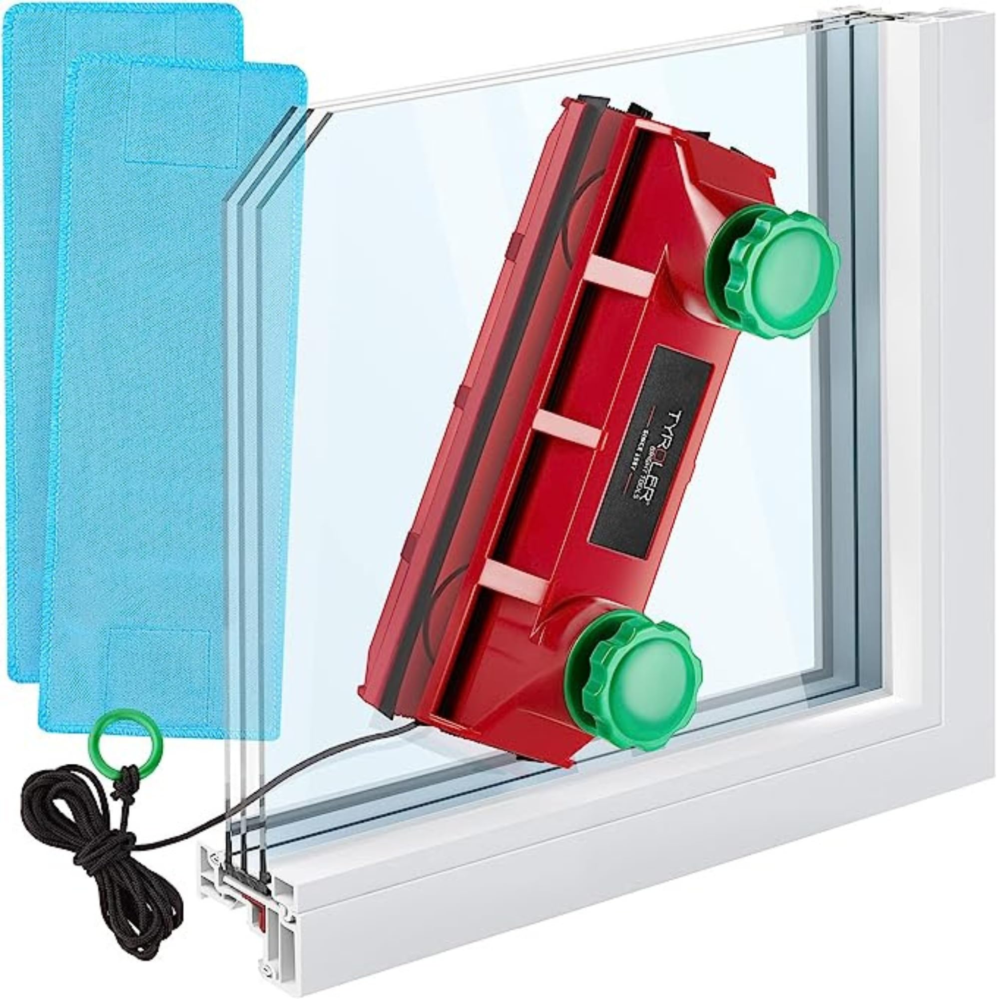 Tyroler Glider D-4 Magnetischer Fensterreiniger für 2-40 mm Doppelglas