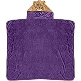 Sleep Squad Sacramento Kings Slamson 60 x 50 Hooded Raschel Throw Blanket an NBA Mascot Super-Soft Throw