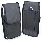 aubaddy Vertical Nylon Belt Holster Pouch Case for