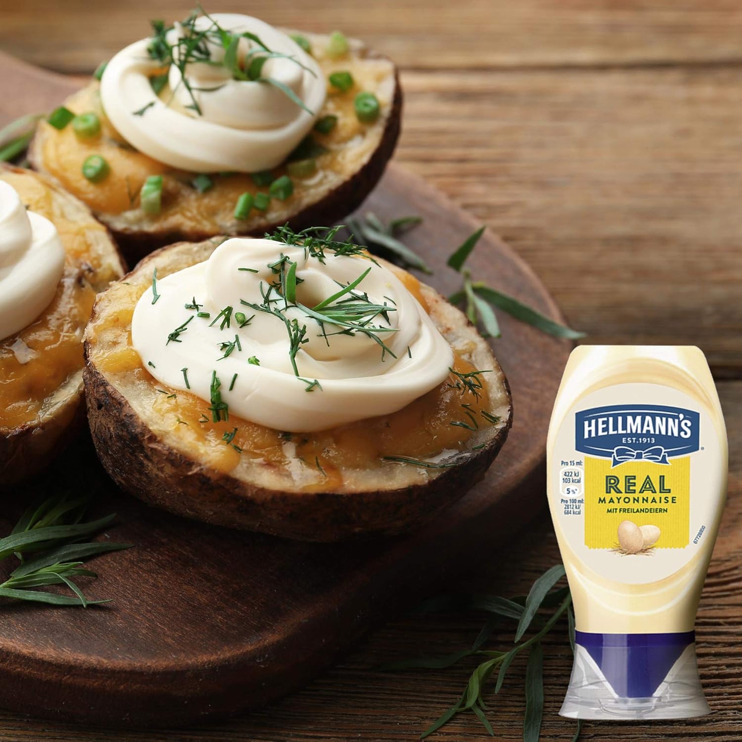 Hellmann S Mayonnaise Hellmann S Real 8 X 250 Ml Amazon De Lebensmittel Getranke