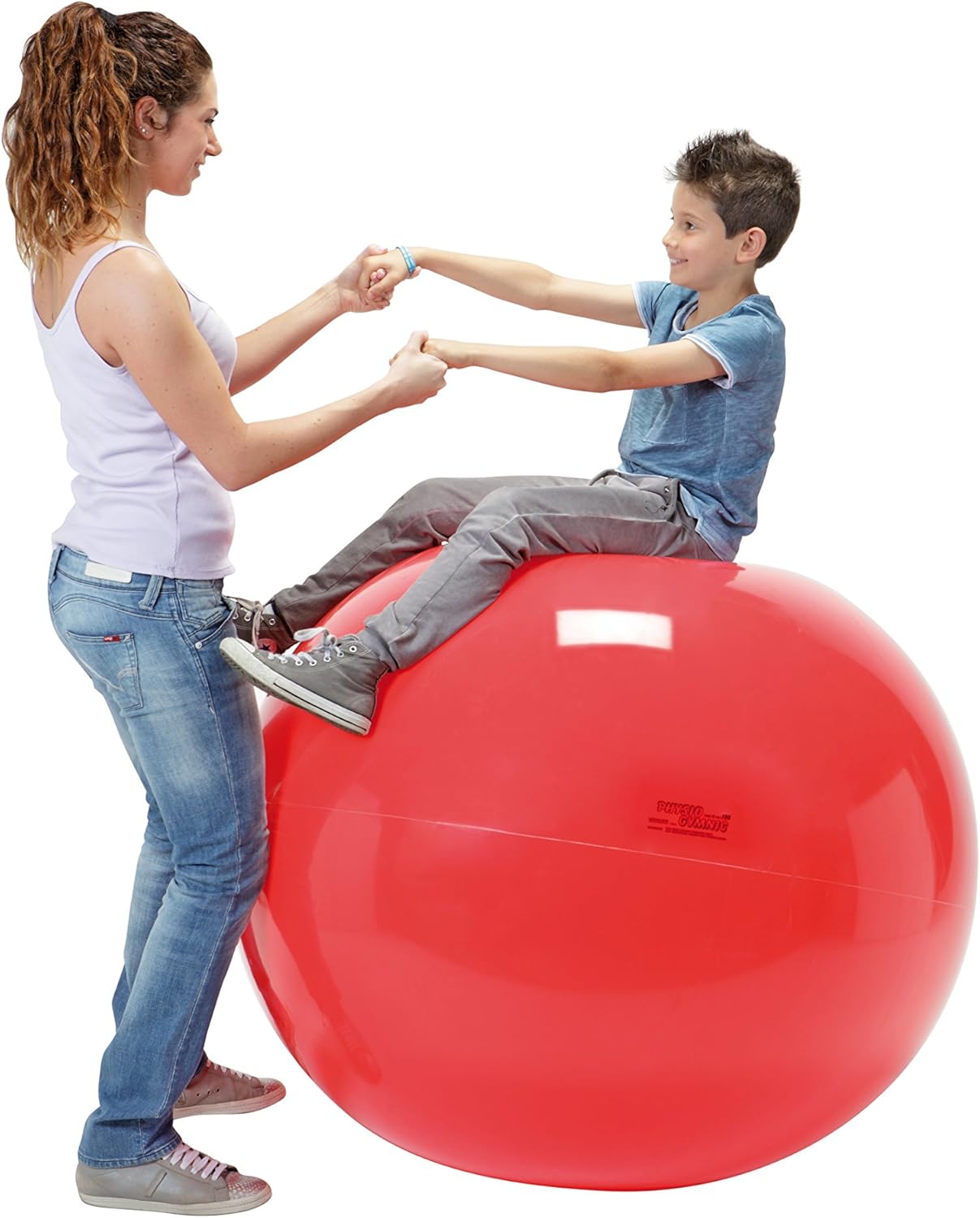 Ledraplastic Gymnic Pelota de Color Rojo, diámetro 120 cm, 4000 g ...