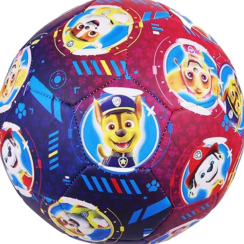 Capelli Sport Paw Patrol Soccer Ball Size 5, Tech Paws Design Officially Licensed Futbol for Boys and Girls Players