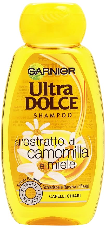 Garnier Ultra Dolce Allestratto Di Camomilla E Miele Shampoo Per Capelli Chiari 250 Ml