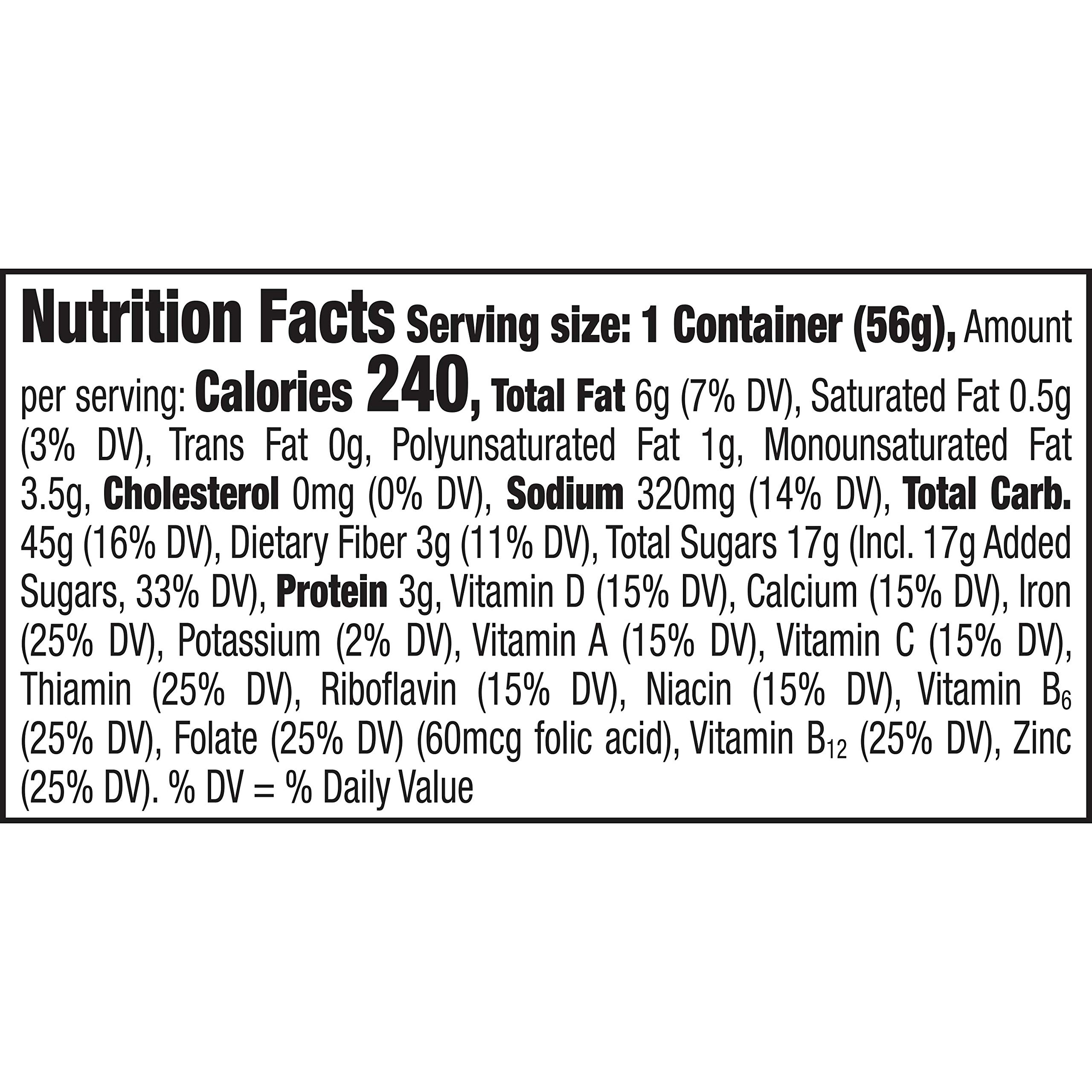 Cinnamon Toast Crunch Breakfast Cereal Cup, Single Serve Cereal, 2 oz (Pack of 12)