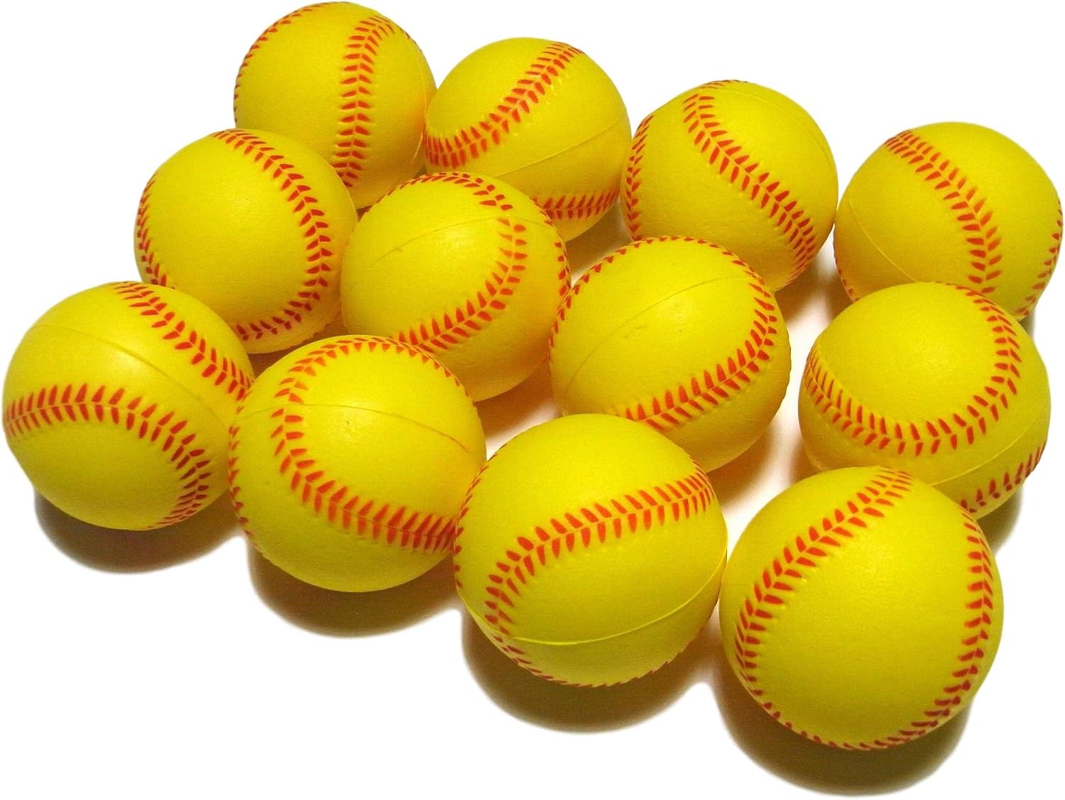 Amazon 野球 練習 用 ウレタン ボール イエロー 直径 7cm バッティング キャッチボール トレーニング 安全 Baseball Liker トレーニングボール