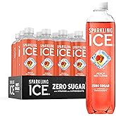 Sparkling Ice, Peach Nectarine Sparkling Water, Zero Sugar Flavored Water, with Vitamins and Antioxidants, Low Calorie Bevera