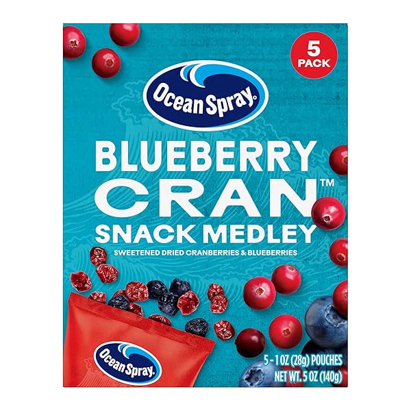 OCEAN SPRAY® BLUEBERRY CRAN™ SNACK MEDLEY, CRANBERRY AND...