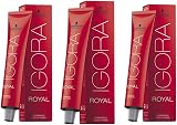 Schwarzkopf Igora Royal 4-0 Set 3 x 60 ml Hair Dye