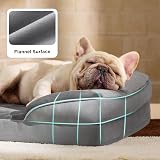 Bedsure Medium Dog Sofa Bed Orthopedic 71x58x16cm Grey view 6