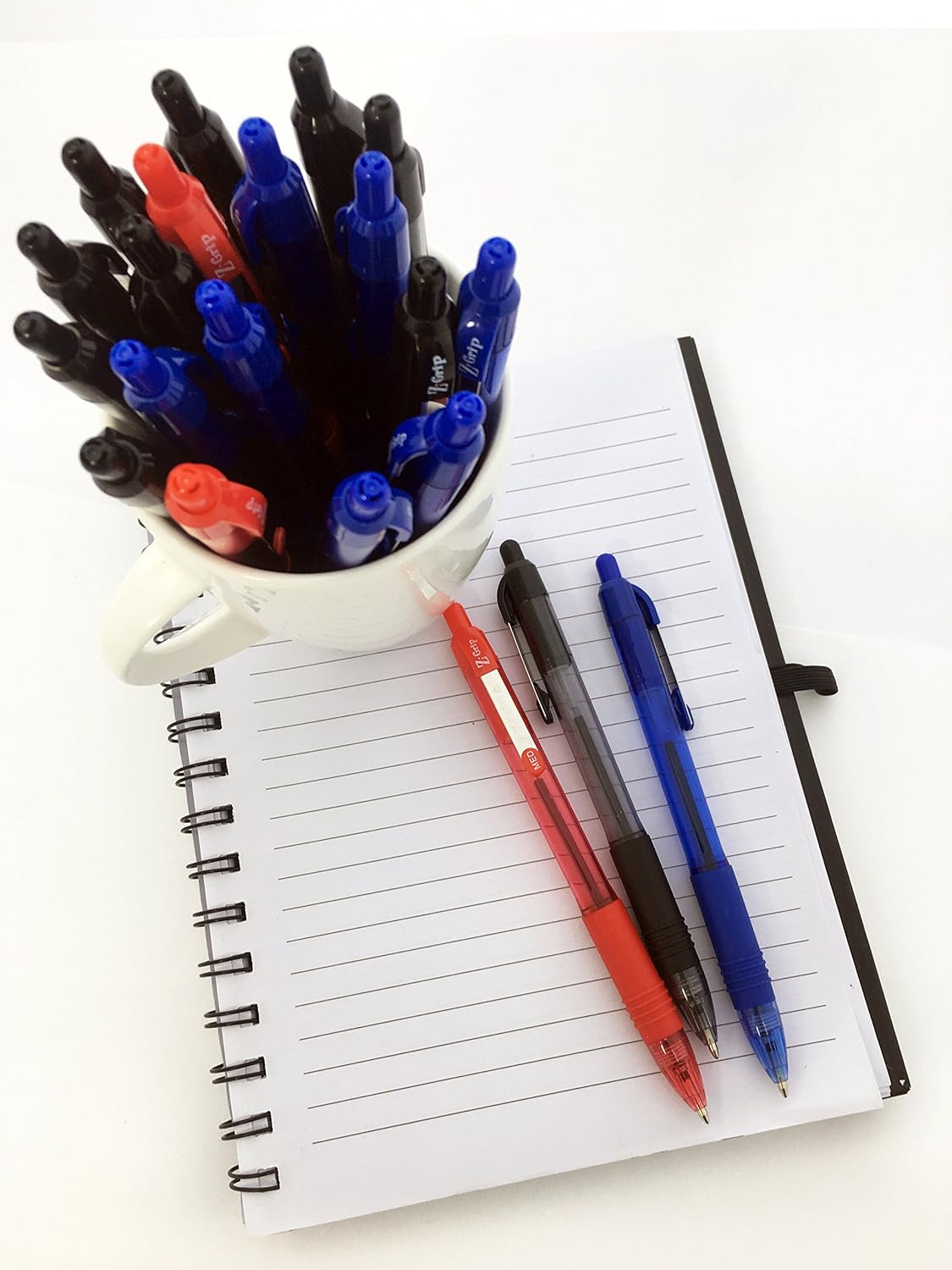 Zebra Pen Z-Grip Retractable Ballpoint Pen, Medium Point, 1.0mm, Black Ink, - 48 Pieces, Model Number: 22148 : Office Products