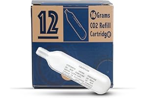 CyclingDeal 16g or 25g Threaded CO2 Cartridges Refills for Bike Bicycle Pump CO2 Inflator Heads - Great Refill for Mountain or Road Bikes Tires