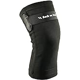 Back on Track Knee Brace with Removable Strap 1110 with Welltex Technology, Black, Small