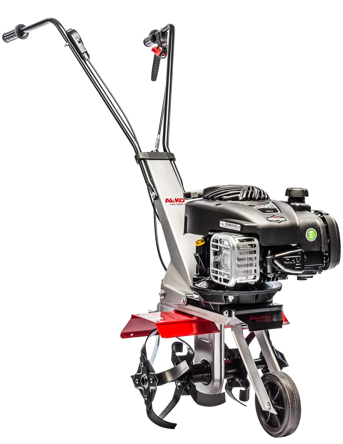 Vorderansicht der AL-KO MH 350-4 Gartenfräse