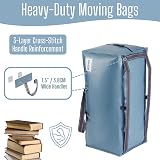 Venо 8 Pack Heavy-Duty Extra Large Moving Bags with Backpack Straps view 2