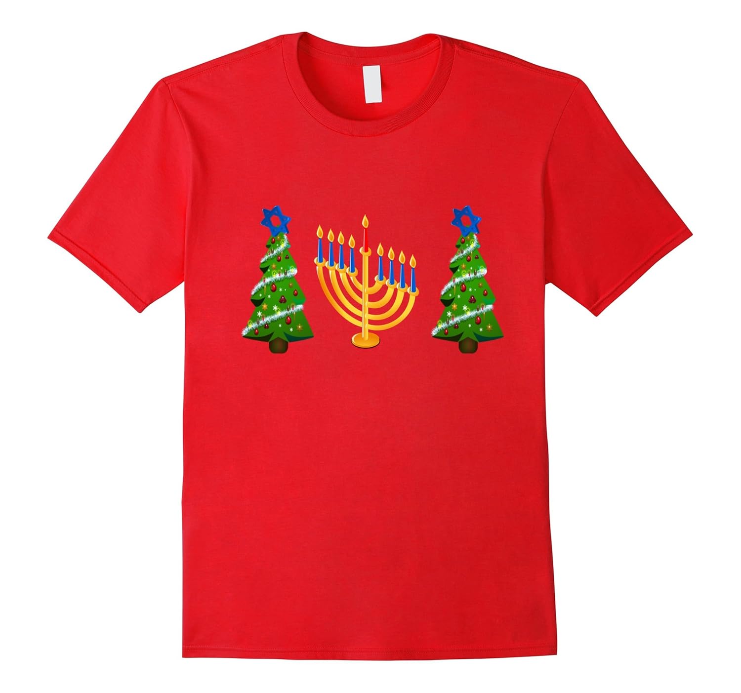 Merry Christmas-Hanukkah T-Shirt Happy Christmakah-ANZ