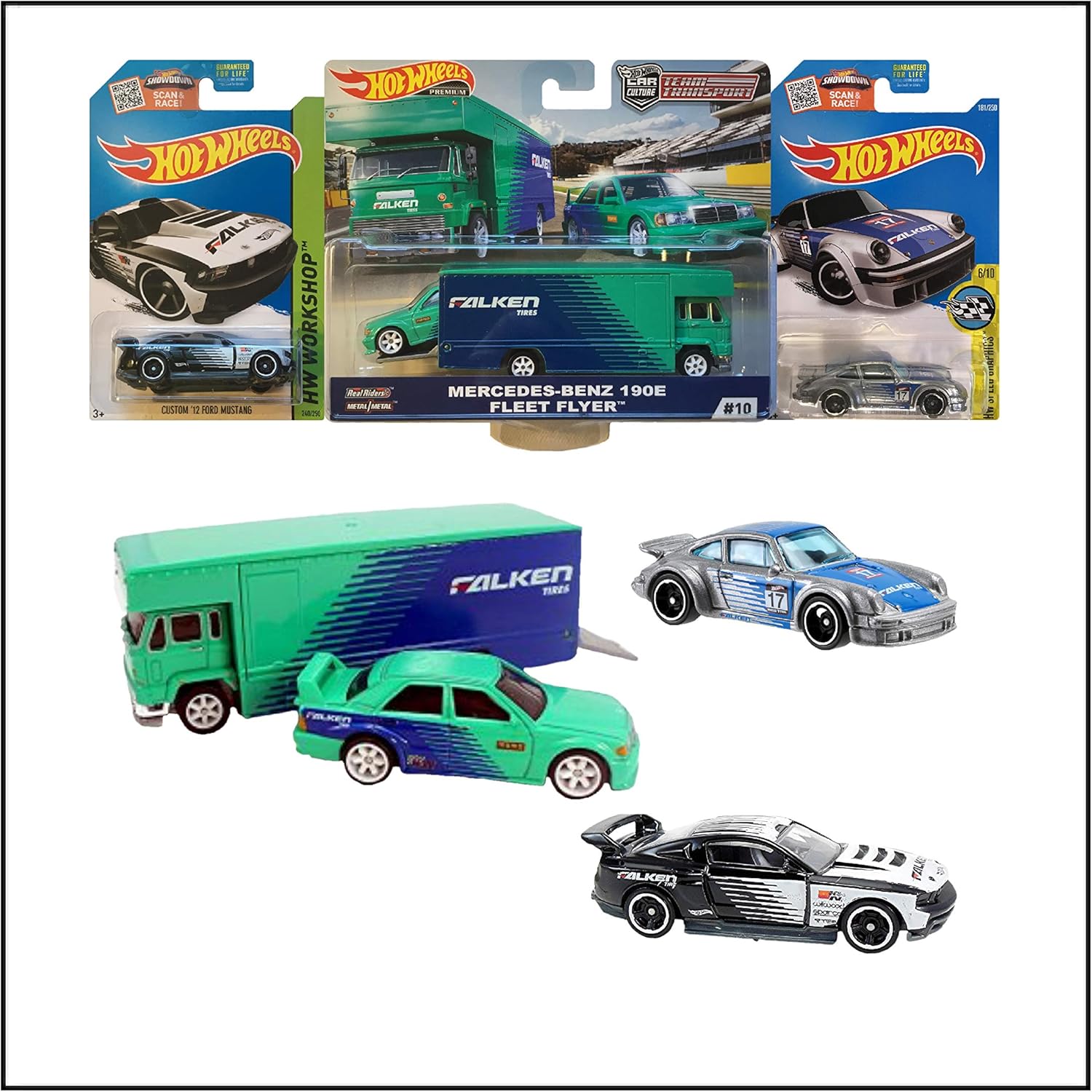 hot wheels team transport falken