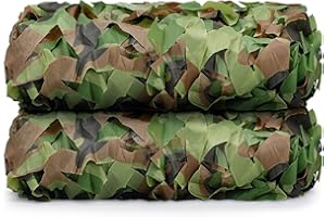 iunio Camo Netting, Camouflage Net, Bulk Roll, Mesh, Cover, Blind for Hunting, Decoration, Sun Shade, Party, Camping, Outdoor