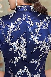 Shanghai Story Short Sleeve Long Qipao Brocade