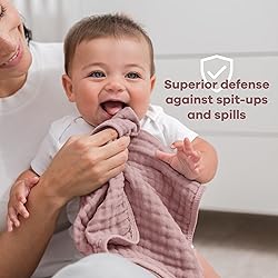 Comfy Cubs Muslin Burp Cloths 20" x 10", Pack of 10