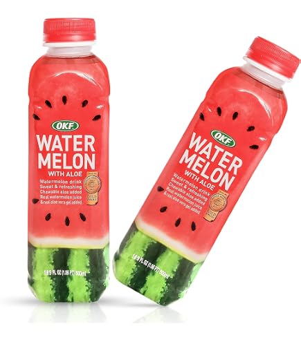 Amazon.com : OKF Watermelon Aloe Vera King Drink (Watermelon, 12) : Health  & Household