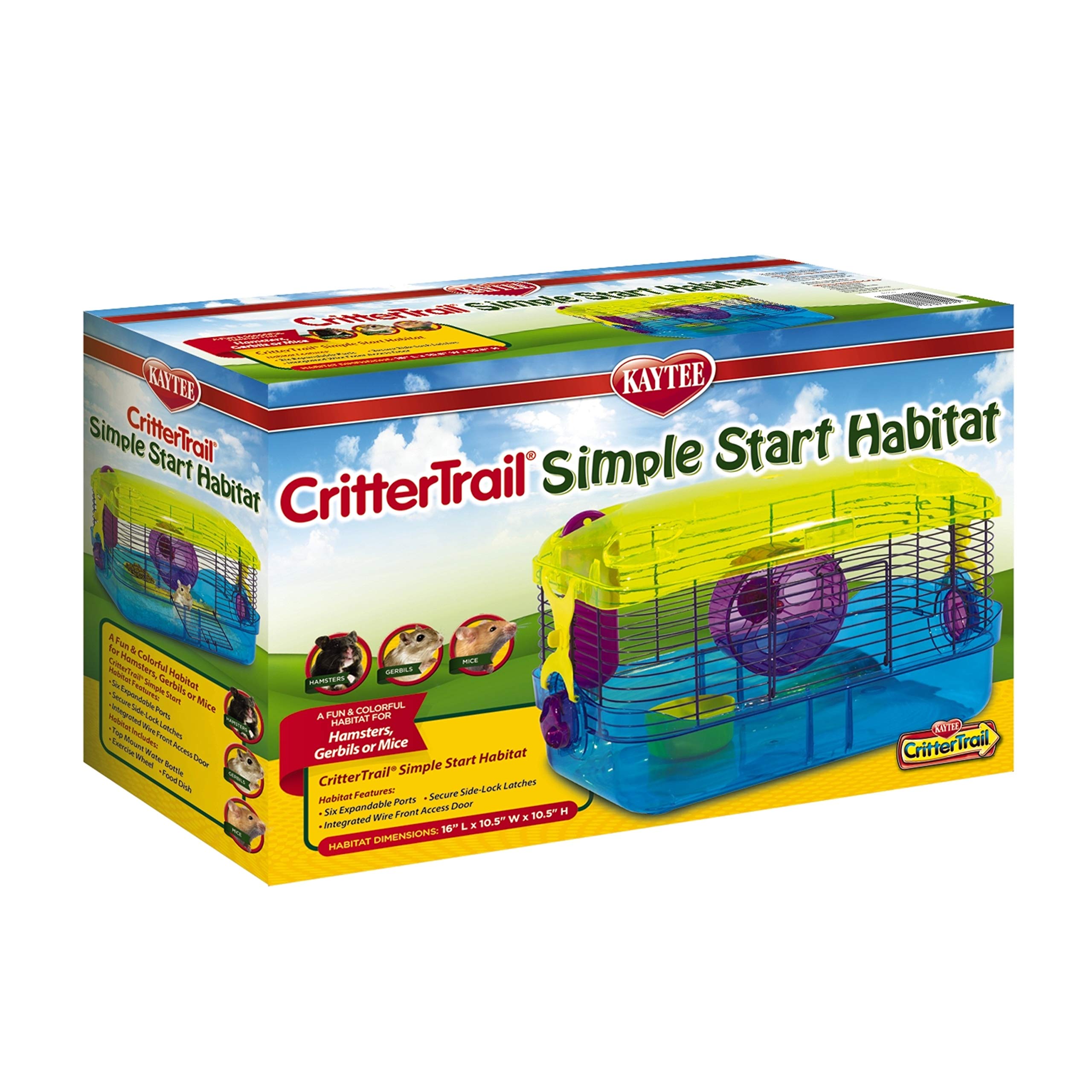 Kaytee CritterTrail Simple Start Habitat Cage for Small Animals, Hamsters, Gerbils, Mice โ image 1