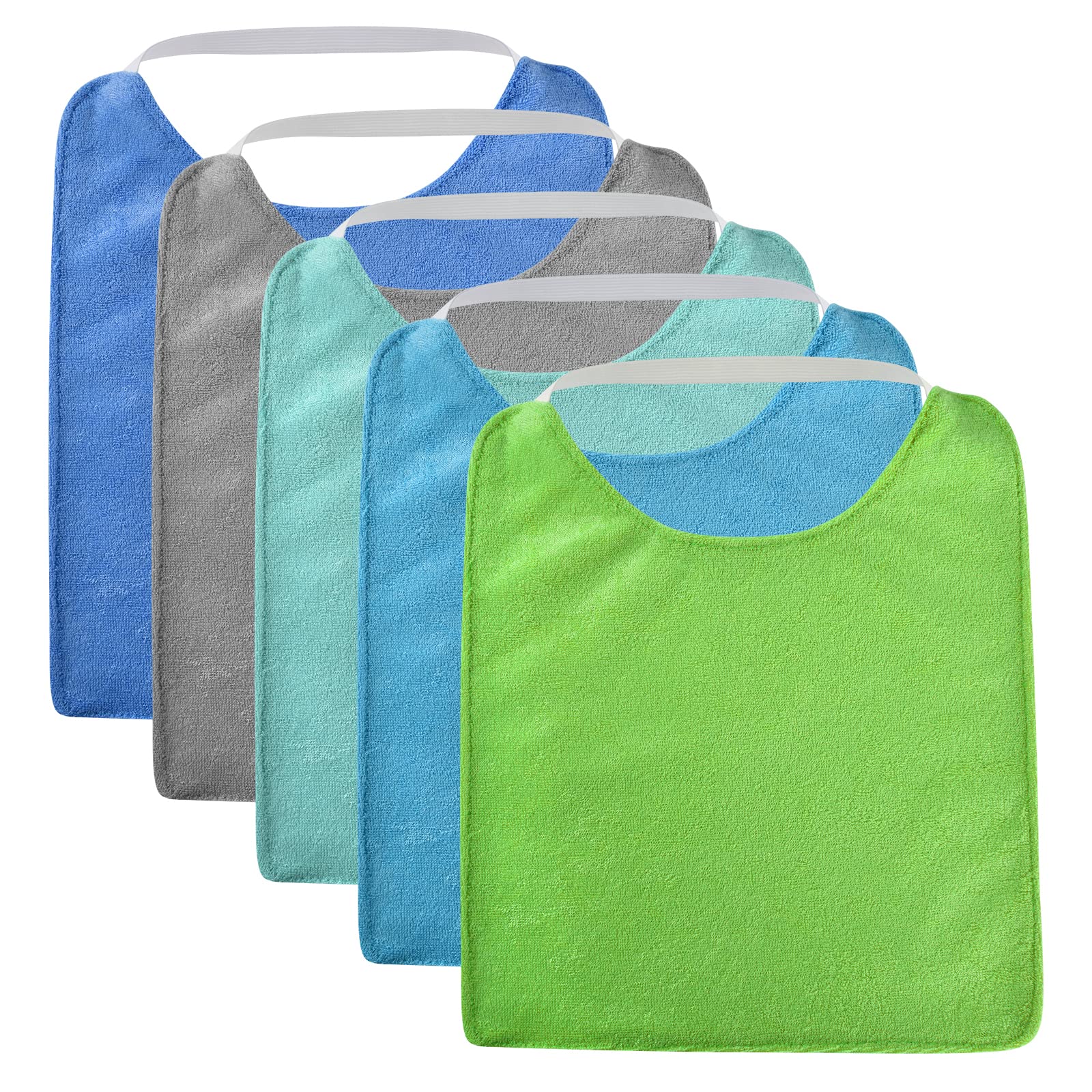 Vicloon Baby Bandana Dribble Bibs Drool Bibs, 5Pcs Infant Bib Baby Teething bib Soft and Absorbent, Babies Bandana Bib Set for Babies Boys and Girls Unisex