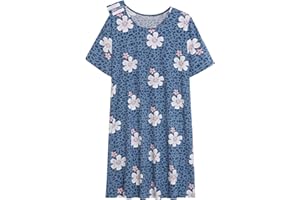 AVIIER Hospital Gowns for Women Open Back Adaptive Clothing Nightgowns Post Shoulder Surgery Dress