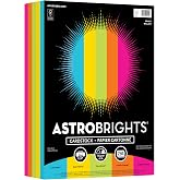 Astrobrights Color Cardstock -"Bright" Assortment, 65 lb Cover Weight, 8.5 x 11, Assorted, 250/Pack