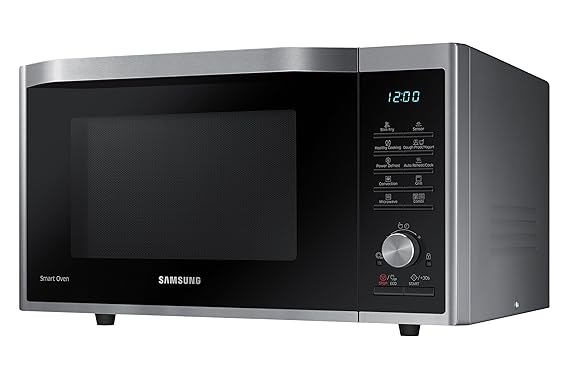 Samsung MC32J7055CT - Microondas con función de horno y grill, color negro y gris