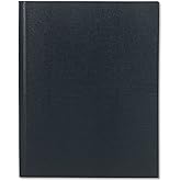Blueline Executive Journal, Lizard-Like Hard Cover, Ribbon Bookmark, 150 Pages, 10.75" x 8.5", Blue (A10.82)