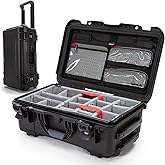 Nanuk 935 Pro Photo Kit – Waterproof Travel Camera Hard Case with Padded Dividers and Wheels, 22” x 14” x 9” - Dustproof and Impact Resistant, Airline Carry-On Approved – Black