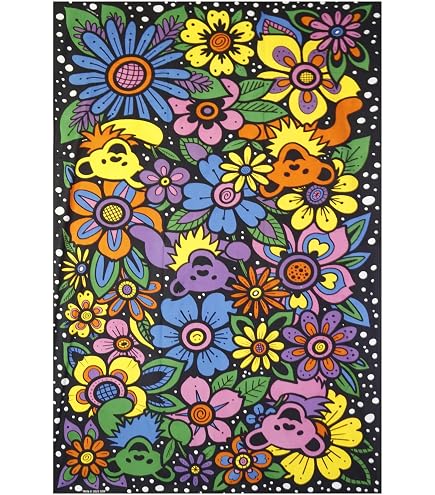 Amazon.com: Sunshine Joy Grateful Dead 3D Psychedelic Bear