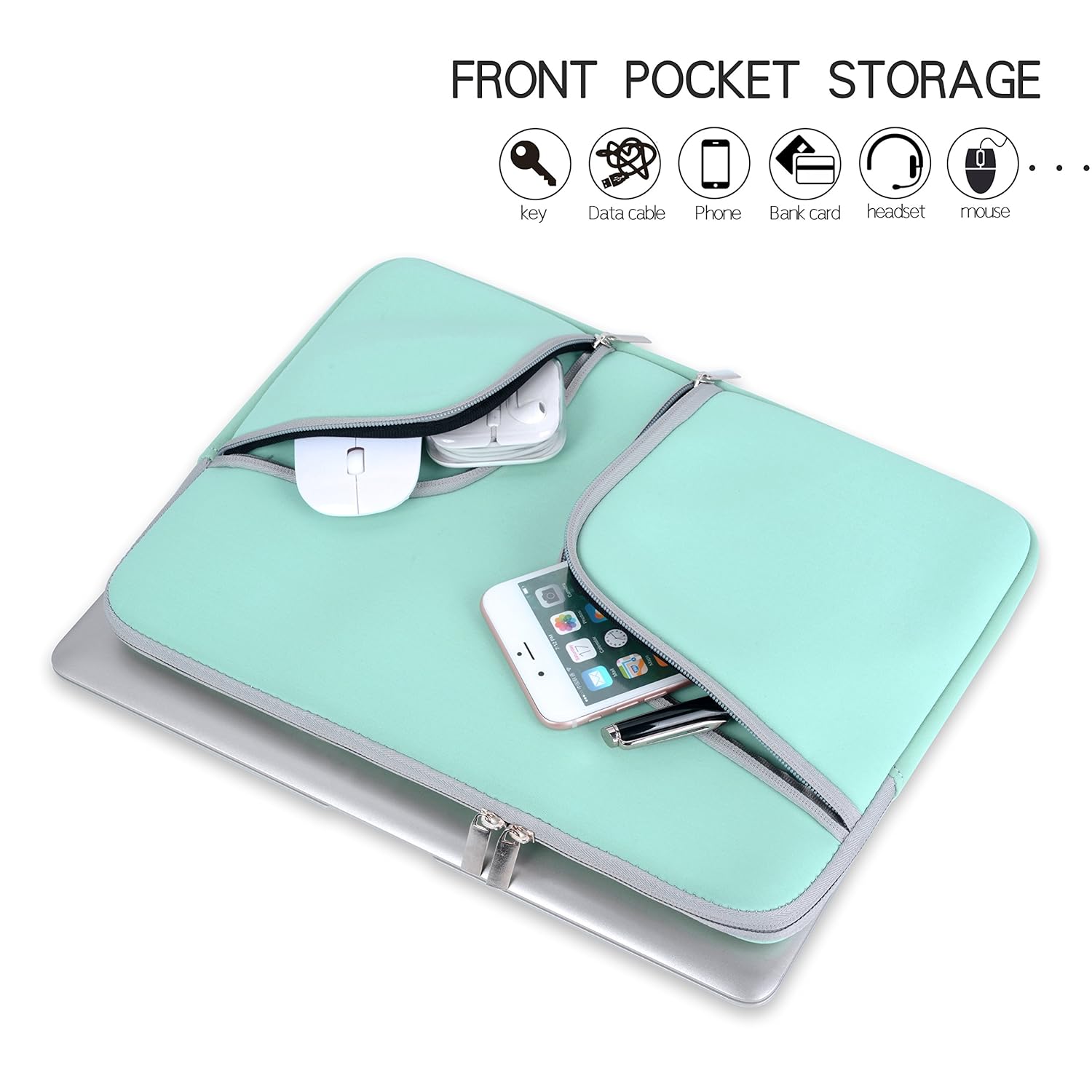turquoise laptop case