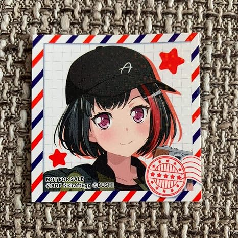 Amazon Bang Dream バンドリ ガールズバンドパーティ アニメイト ワールドフェア 特典 キラキラステッカー Afterglow 美竹蘭 アニメ 萌えグッズ 通販