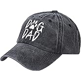 Waldeal Men's Dog Dad Washed Adjustable Baseball Cap Dog Lover Hat