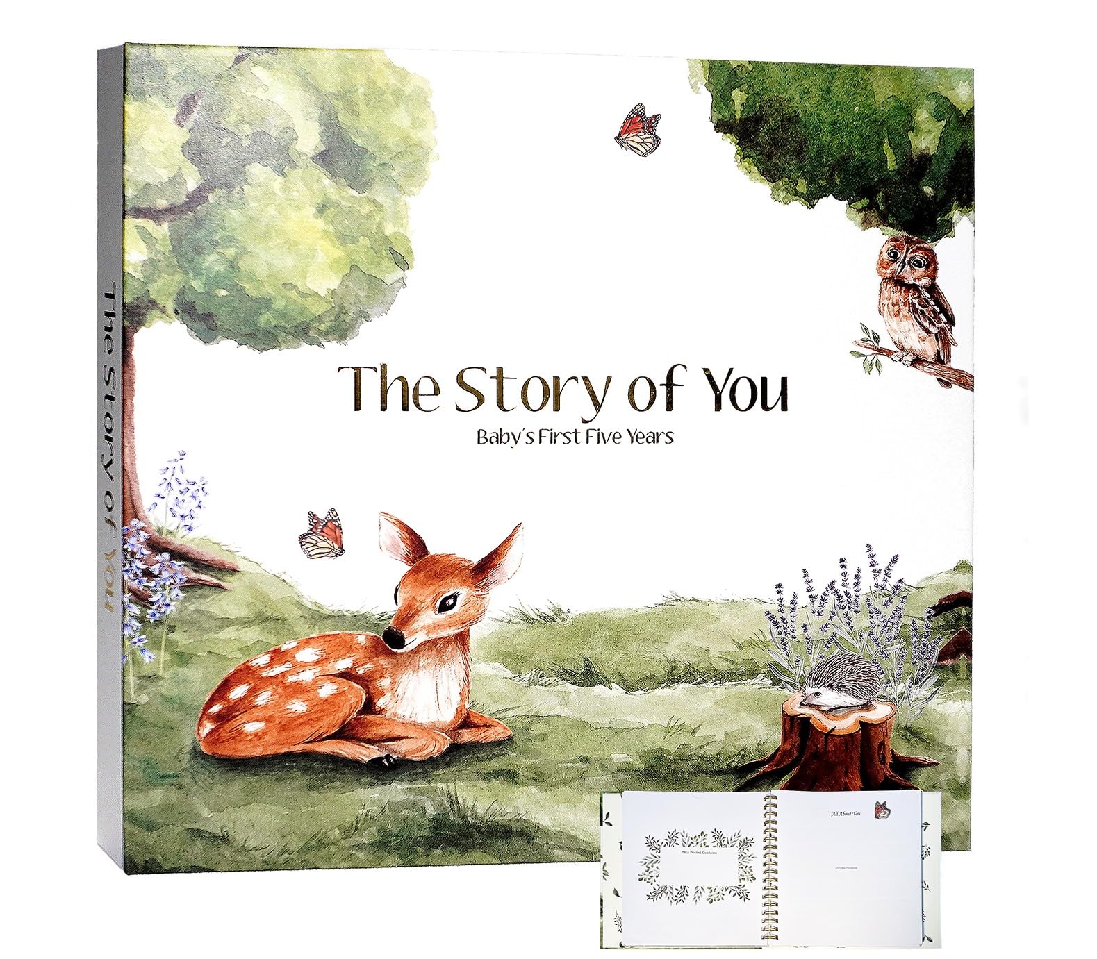 MANNA® Baby Memory Book | Boy or Girl Journal | Pregnancy to Age 5 Keepsake