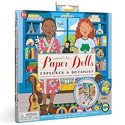 eeBoo: Paper Dolls: Explorer & Botanist - Includes