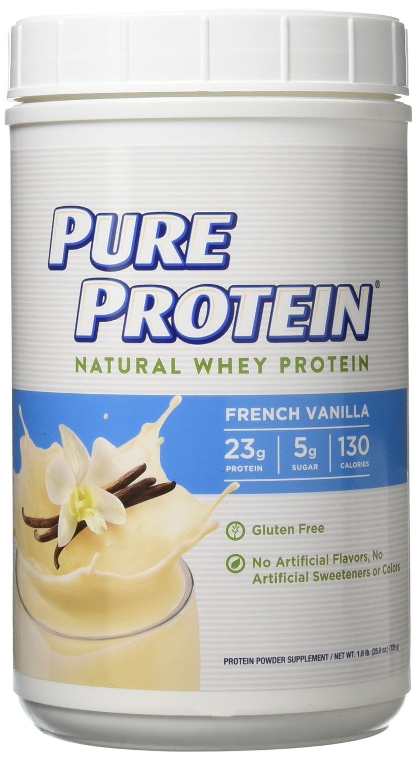Pure Protein Powder, Natural Whey, High Protein, Low Sugar, Gluten Free