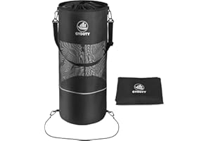 Gydoty Boat Trash Bag Can Boat Accessories Boat Owner Gifts for Men Boating Must Haves Reusable Mesh Garbage Container(Black,No Zipper)