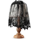 Halloween Lamp Shade Cover Decorations, Halloween Decorations Spider Web Lampshades Cover, 20