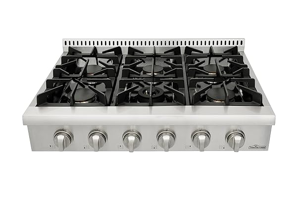 Thorkitchen 36-Inch Gas Rangetop with 6 Sealed Burners