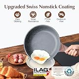 SENSARTE Non Stick Frying Pan Omelette Pan 20cm Swiss Granite Coating view 2