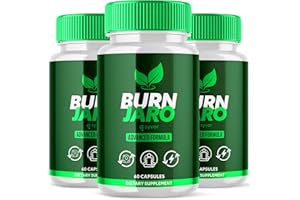 SYVOR (3 Pack) Burn Jaro - Burn Jarrow Pink Salt Trick Capsules, BurnJaro Advanced Formula Supplement Pills, Burn Jaro All Natural Ingredients Detox Energy Formula Daily Wellness Support Caps (180 Capsules)