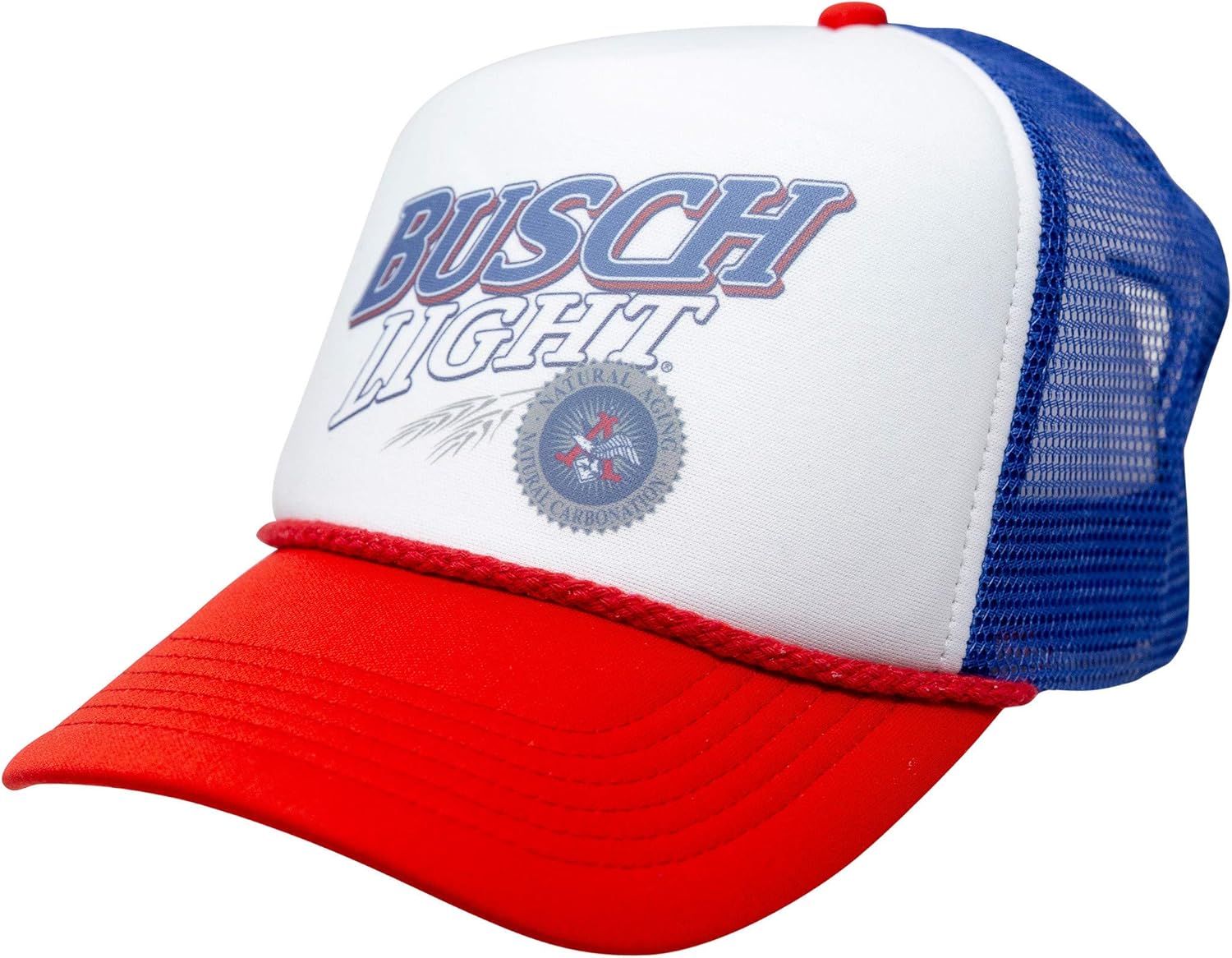 red white and blue mesh hat