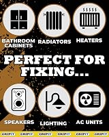 GripIt Brown Heavy Duty Plasterboard Fixings – Cabinet Kit Pack of 4 Holds 93kg view 3